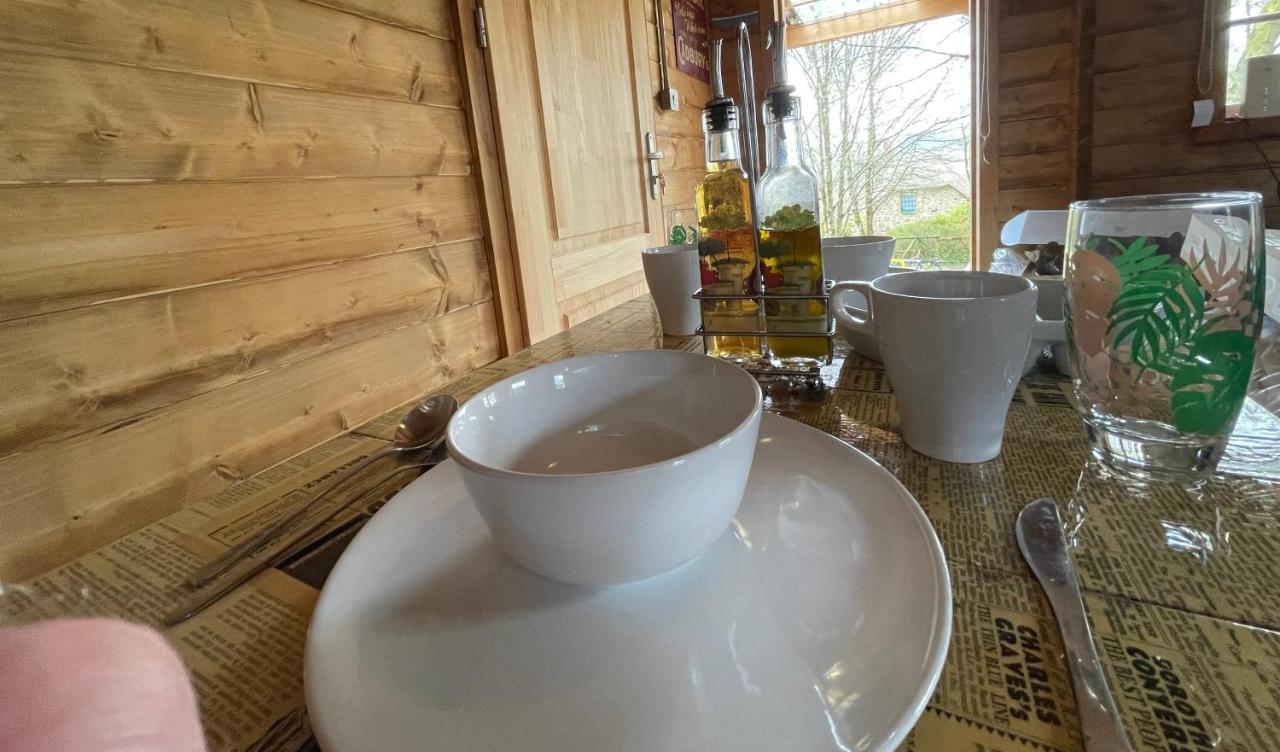 Retro Private Lodge With Hot Tub Nr Dartmoor Newton Abbot Ngoại thất bức ảnh